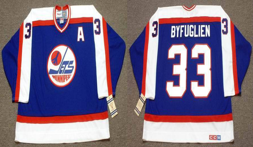 2019 Men Winnipeg Jets #33 Byfuglien blue CCM NHL jersey->winnipeg jets->NHL Jersey